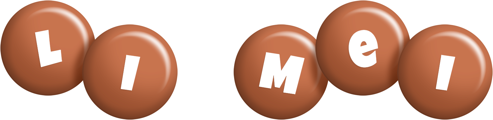 Li Mei candy-brown logo